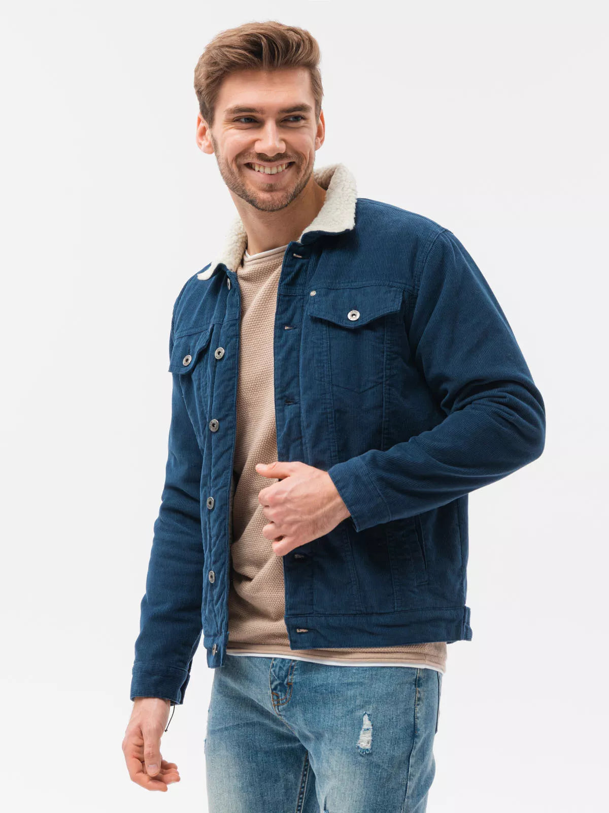 Mėlynos spalvos striukė Kensi