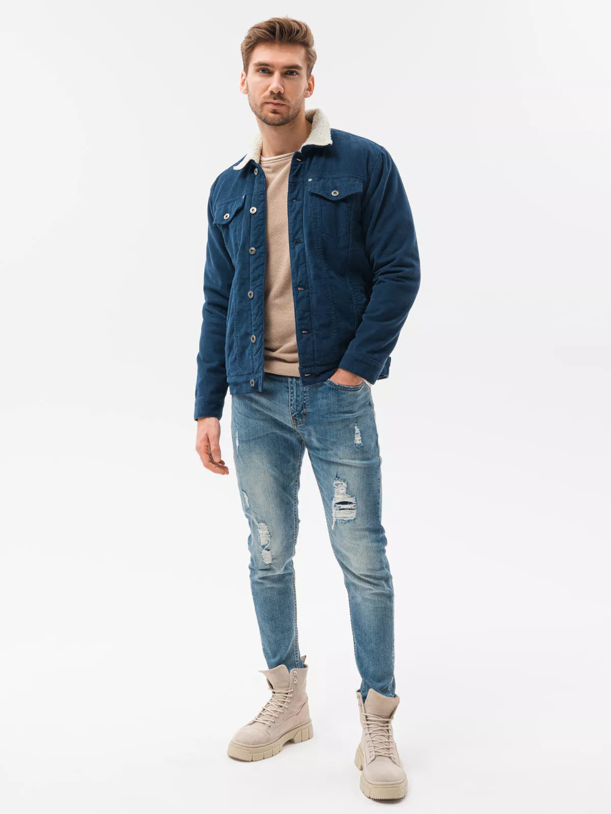 Mėlynos spalvos striukė Kensi