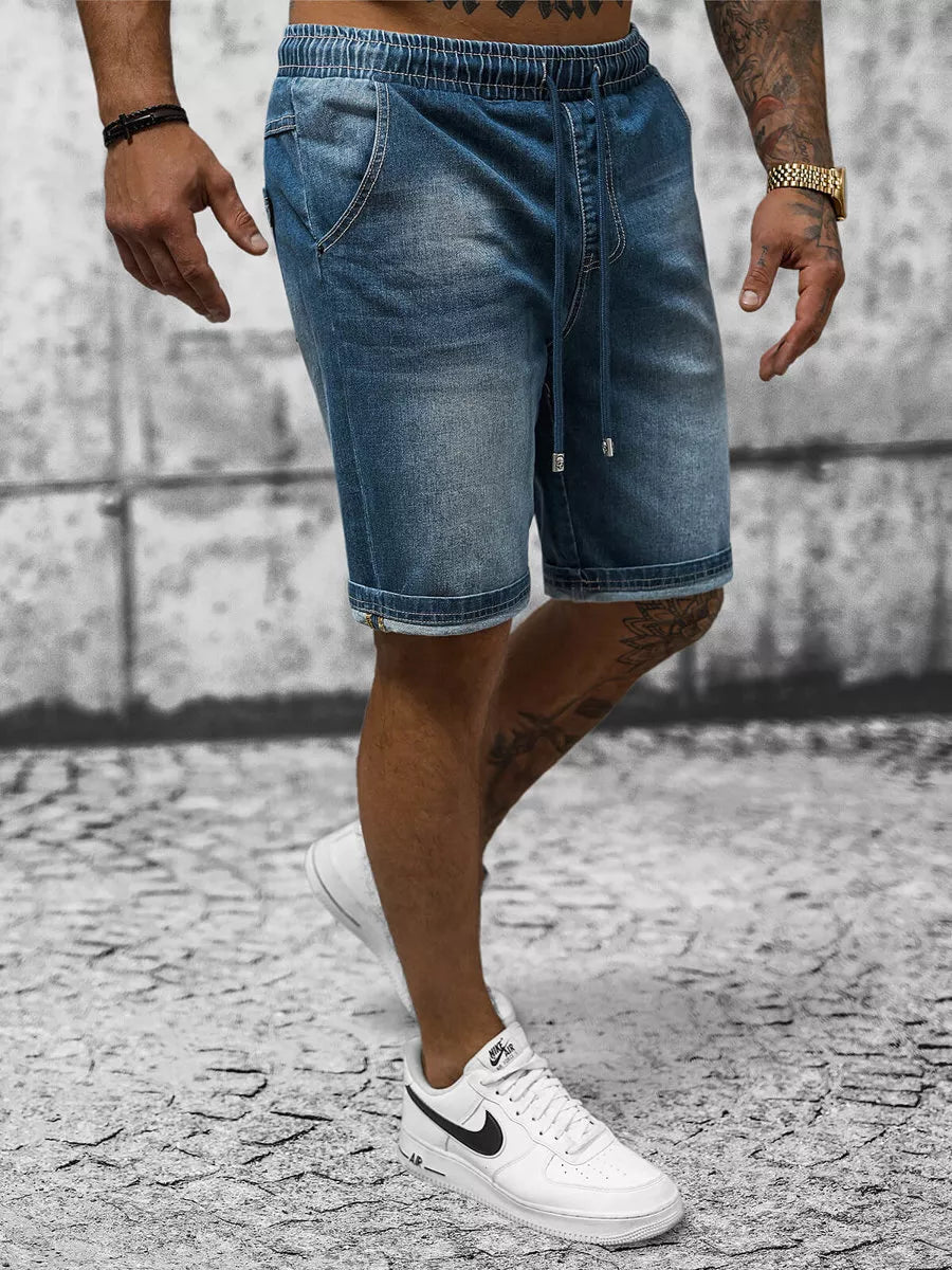 Džinsiniai šortai melsvi Karum