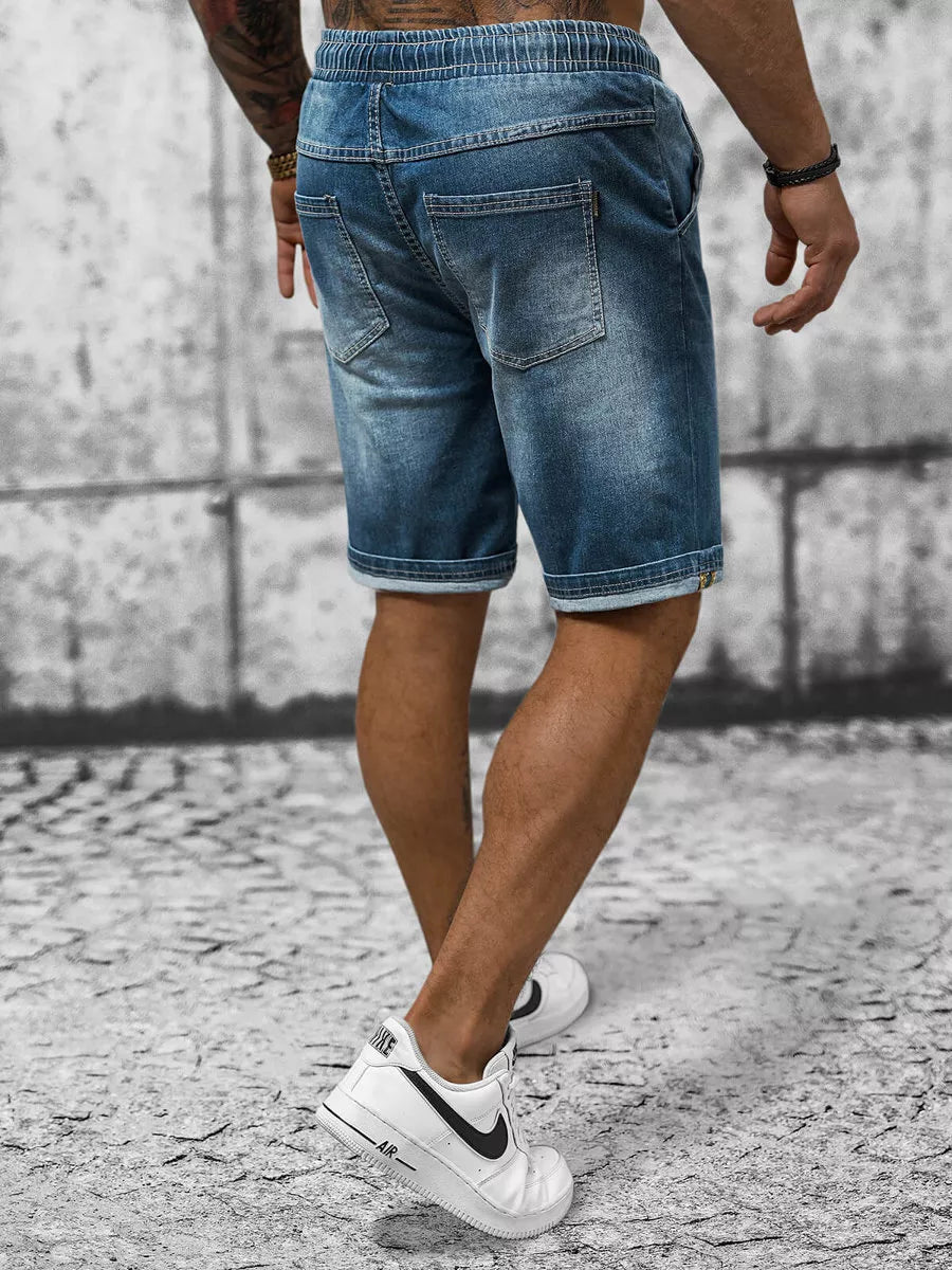 Džinsiniai šortai melsvi Karum