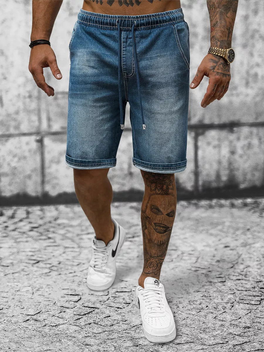 Džinsiniai šortai melsvi Karum