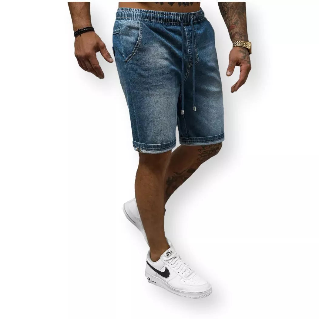 Džinsiniai šortai melsvi Karum