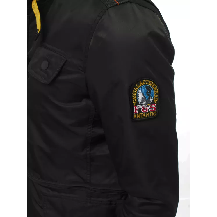 Juoda vyriška striukė Antartic