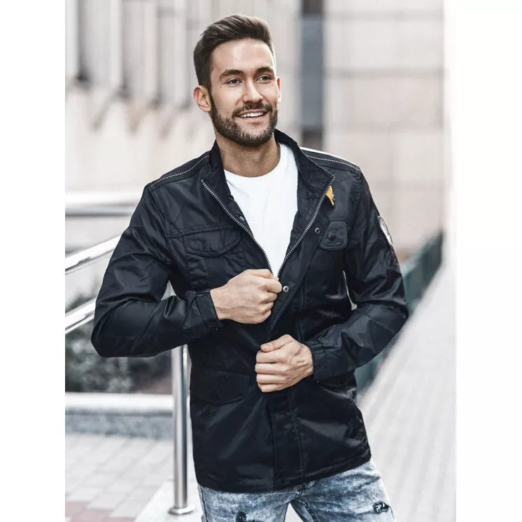 Juoda vyriška striukė Antartic