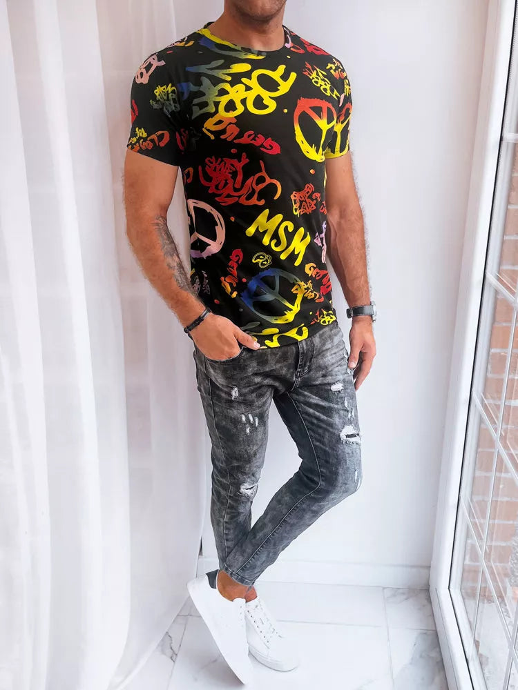 Juodi marškinėliai Zavor