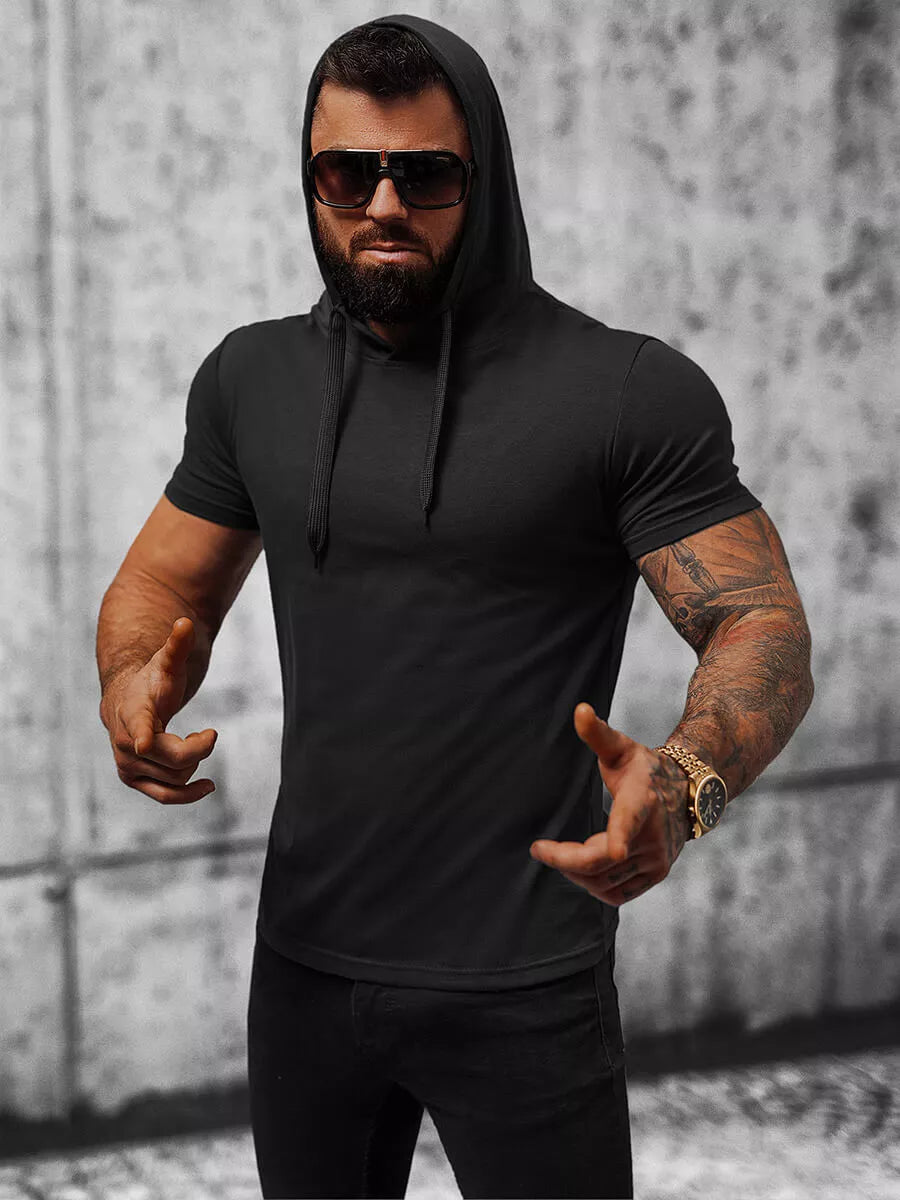 Juodi vyriški marškinėliai Remer