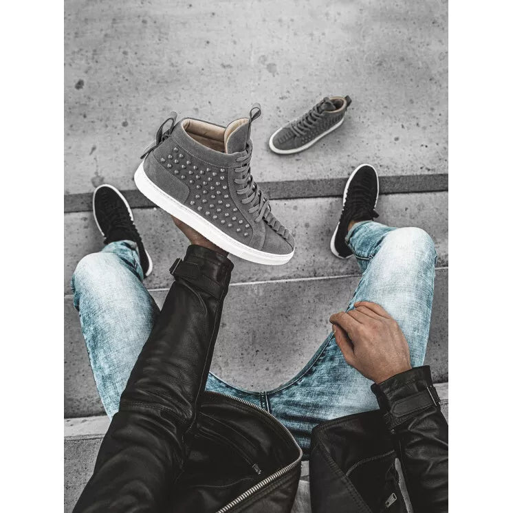 Vyriški pilki sportinio stiliaus aulinukai Derol