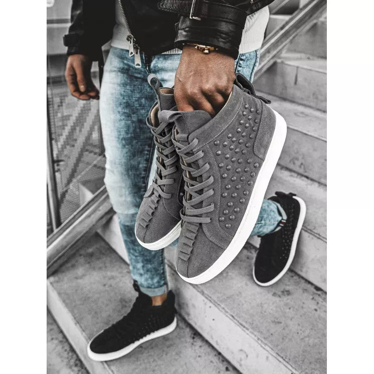 Vyriški pilki sportinio stiliaus aulinukai Derol