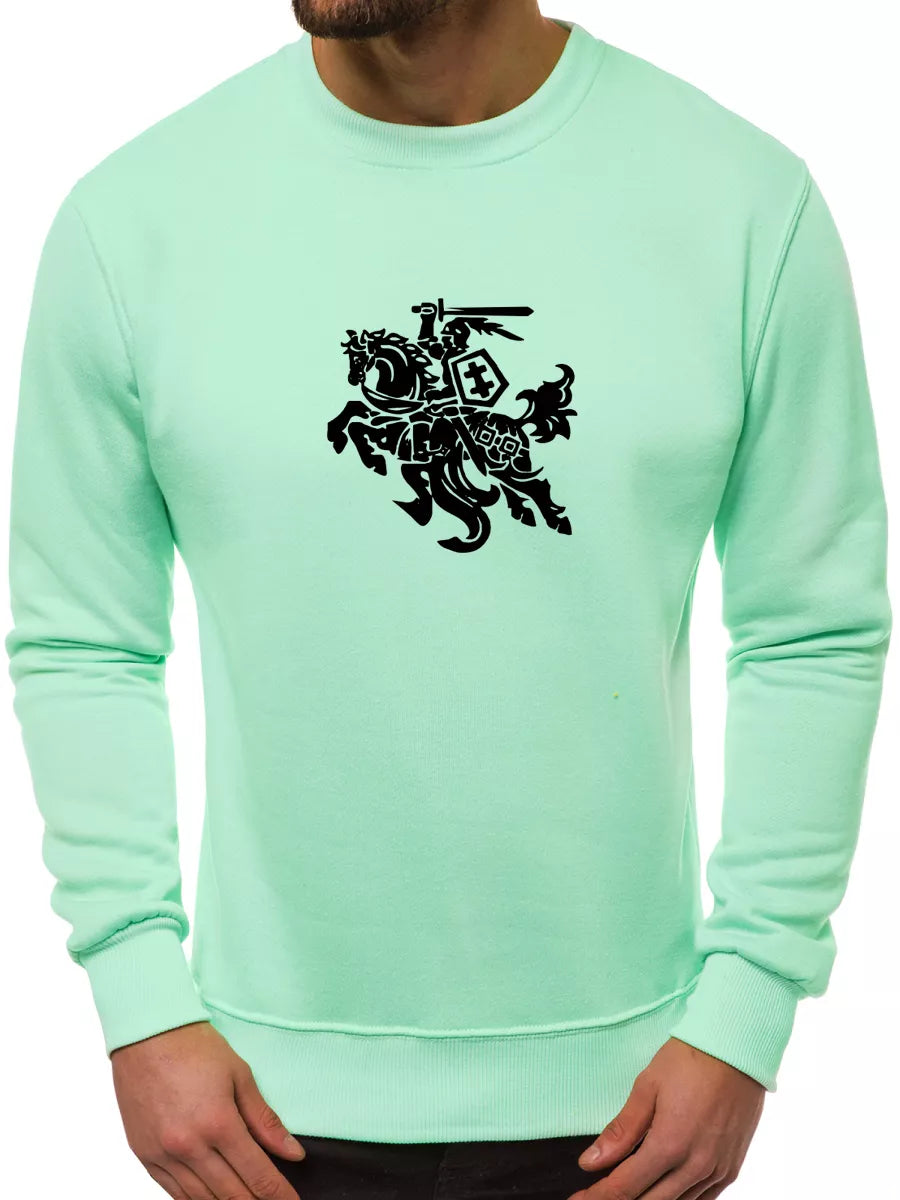 Mėtinės spalvos džemperis Vytis