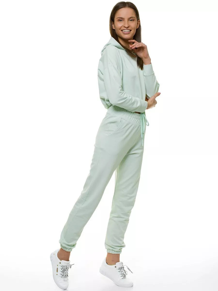 Mėtinis moteriškas sportinis komplektas Evelin