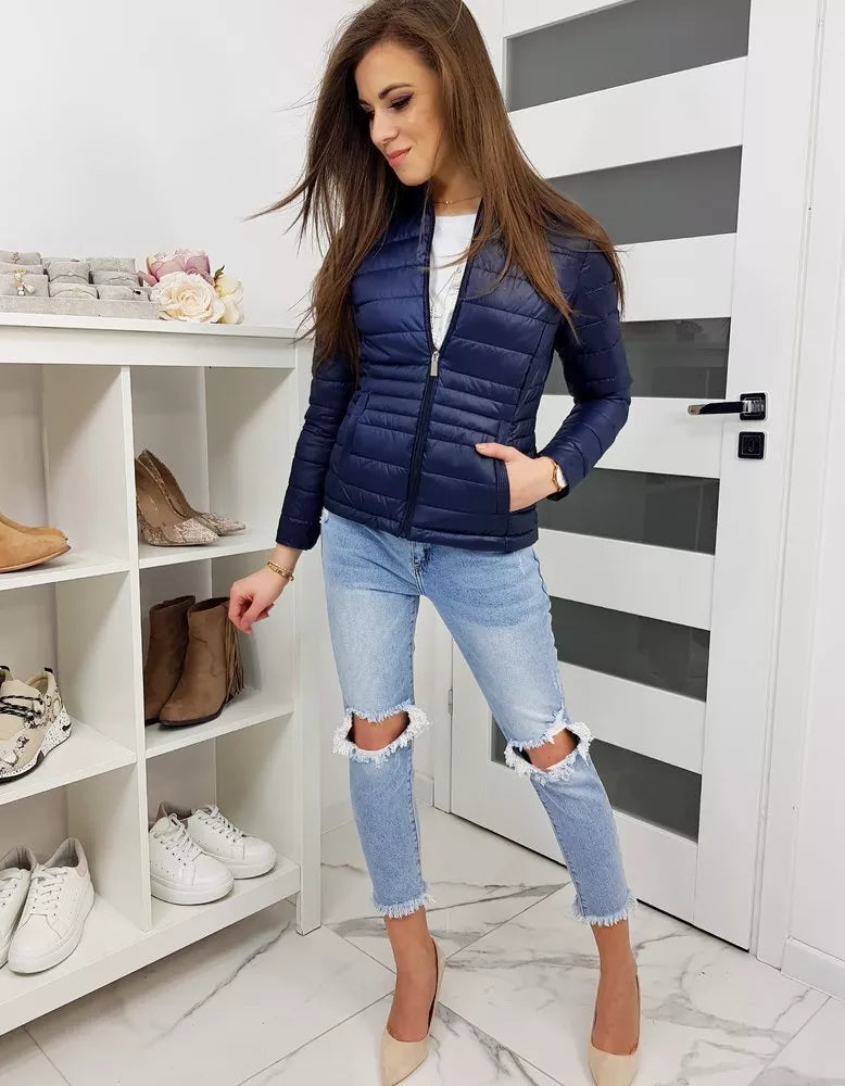 Tamsiai mėlyna moteriška striukė About