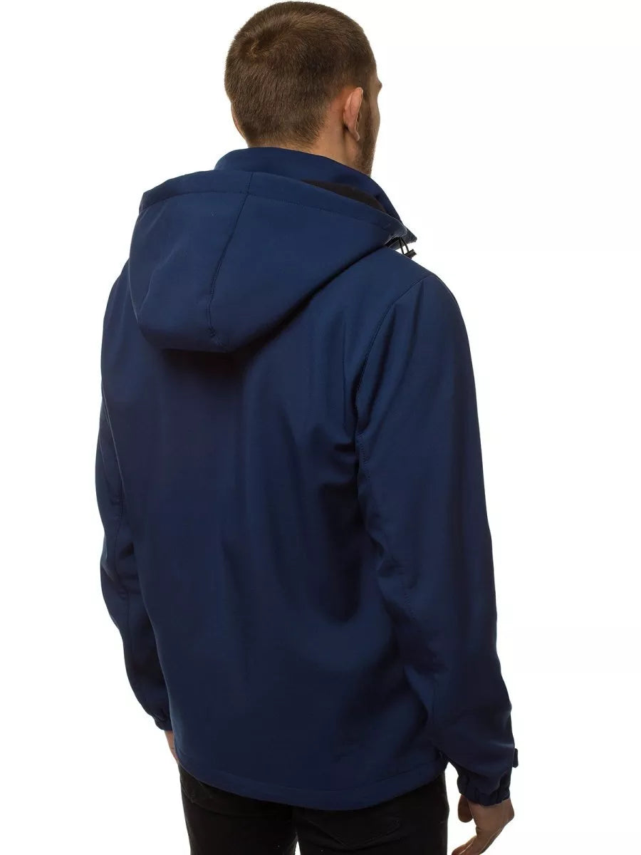 Tamsiai mėlyna vyriška striukė Gigor