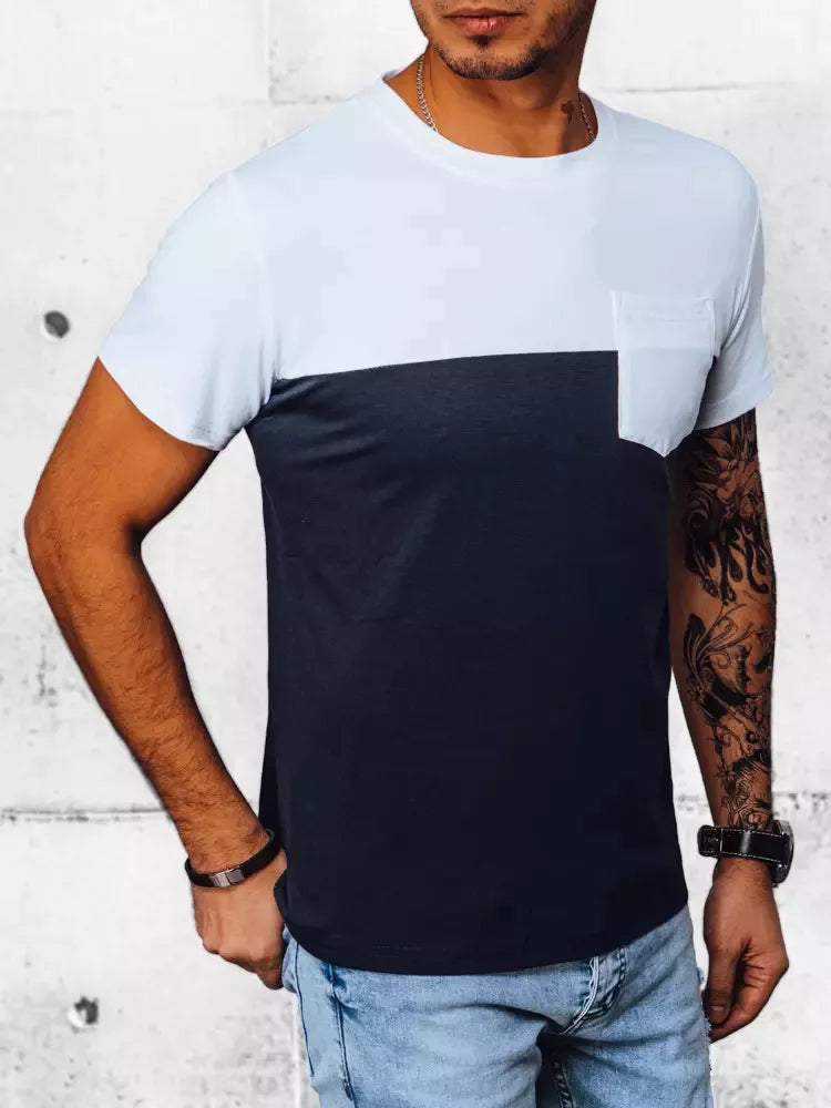 Tamsiai mėlyni marškinėliai Maril