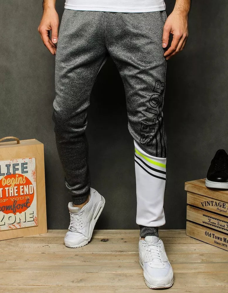 Vyriškos tamsiai pilkos sportinės kelnės Ross