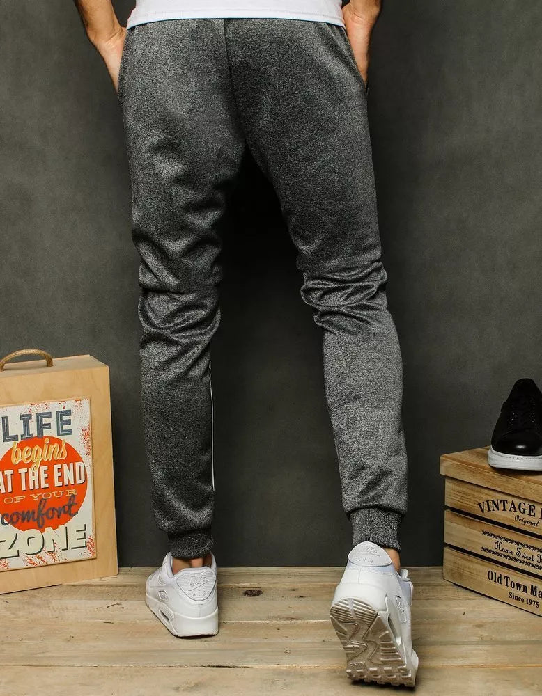 Vyriškos tamsiai pilkos sportinės kelnės Ross