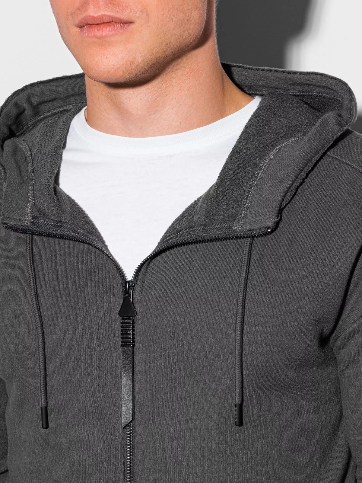 Vyriškas tamsiai pilkas džemperis Stivin