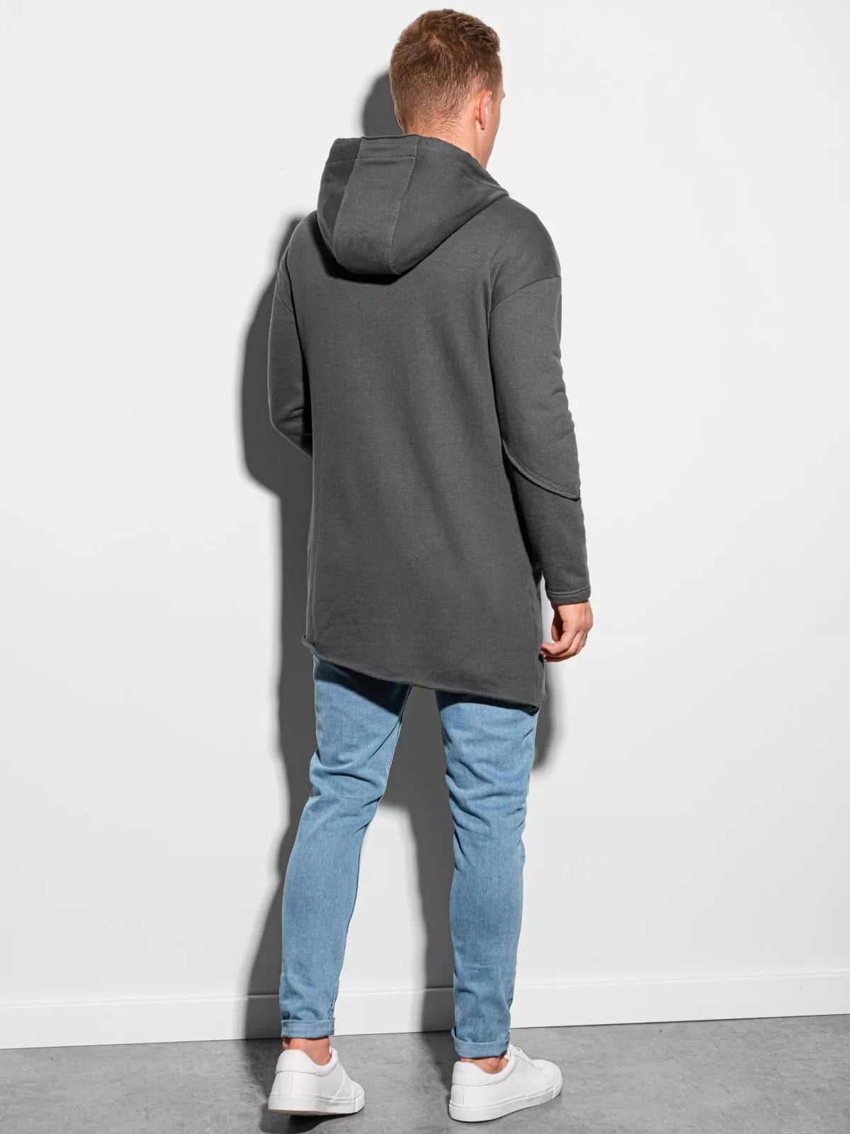 Vyriškas tamsiai pilkas džemperis Stivin