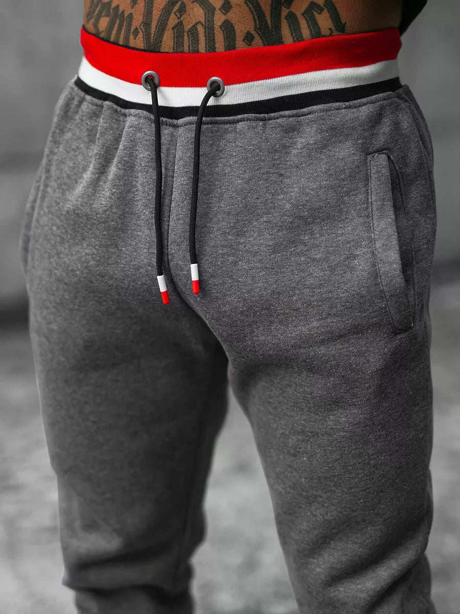 Vyriškas tamsiai pilkas sportinis kostiumas Grafor