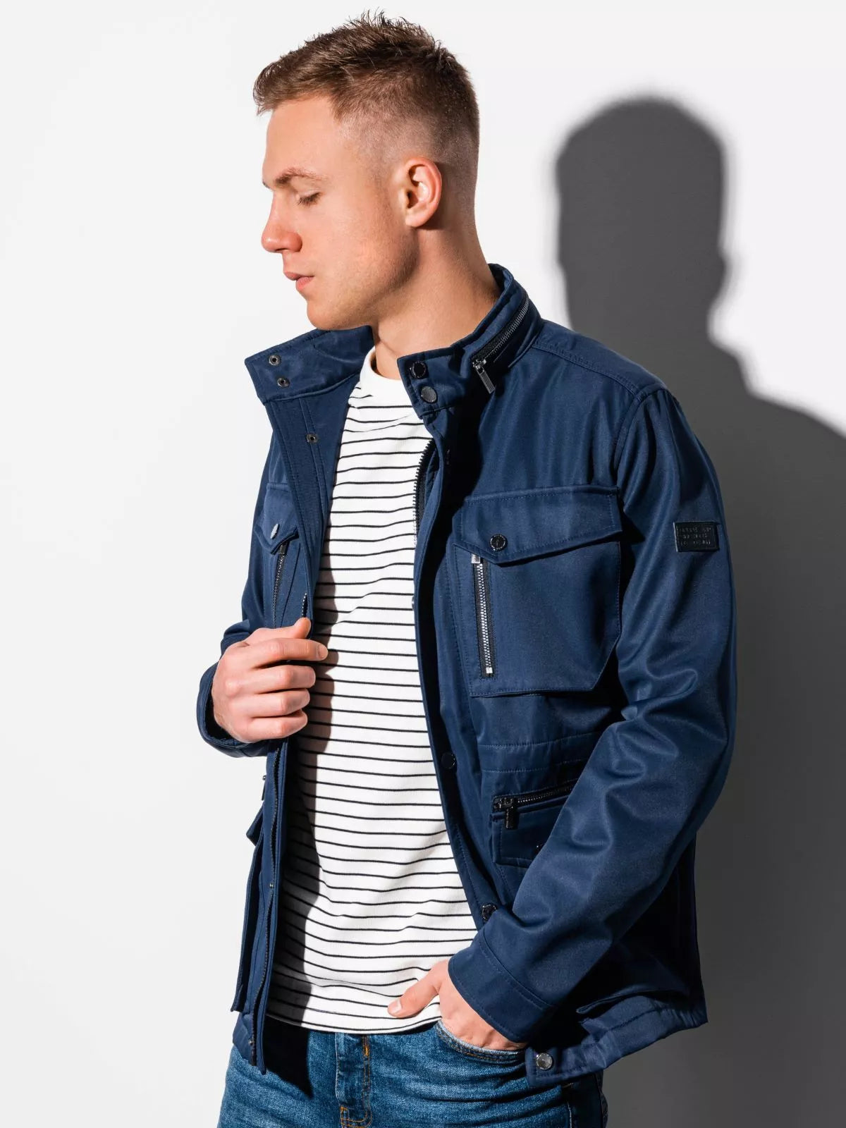 Mėlyna vyriška striukė Rafil