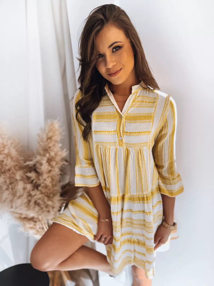 Geltonos spalvos suknelė Amor