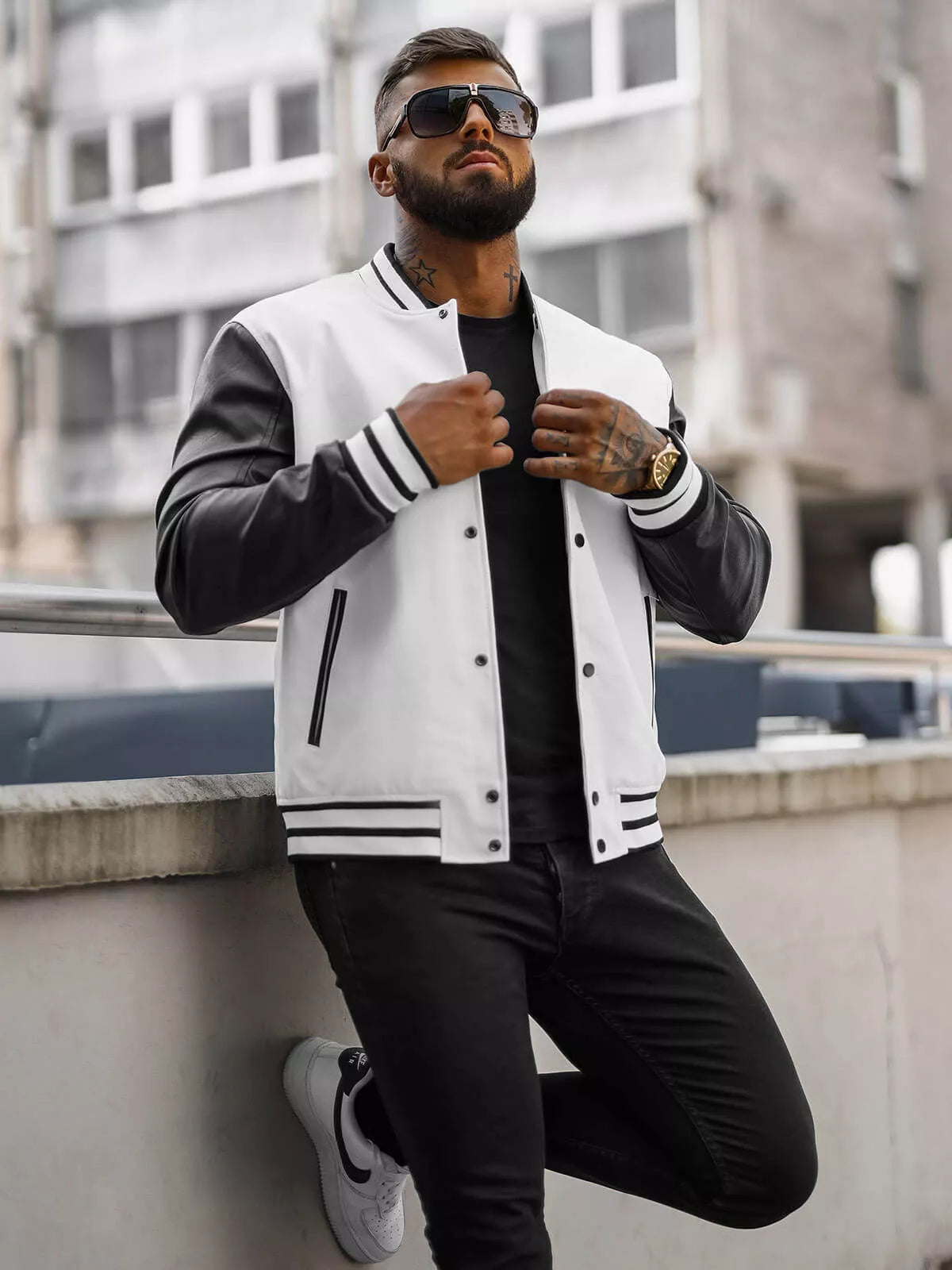 Balta eko odos striukė Viter