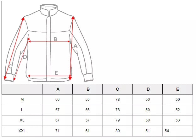Balta eko odos striukė Viter