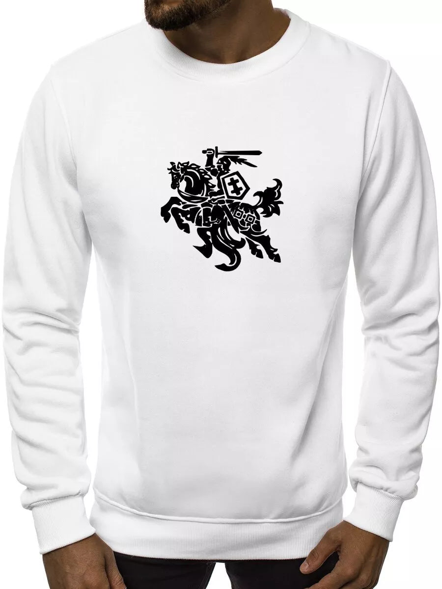 Baltos spalvos džemperis Vytis