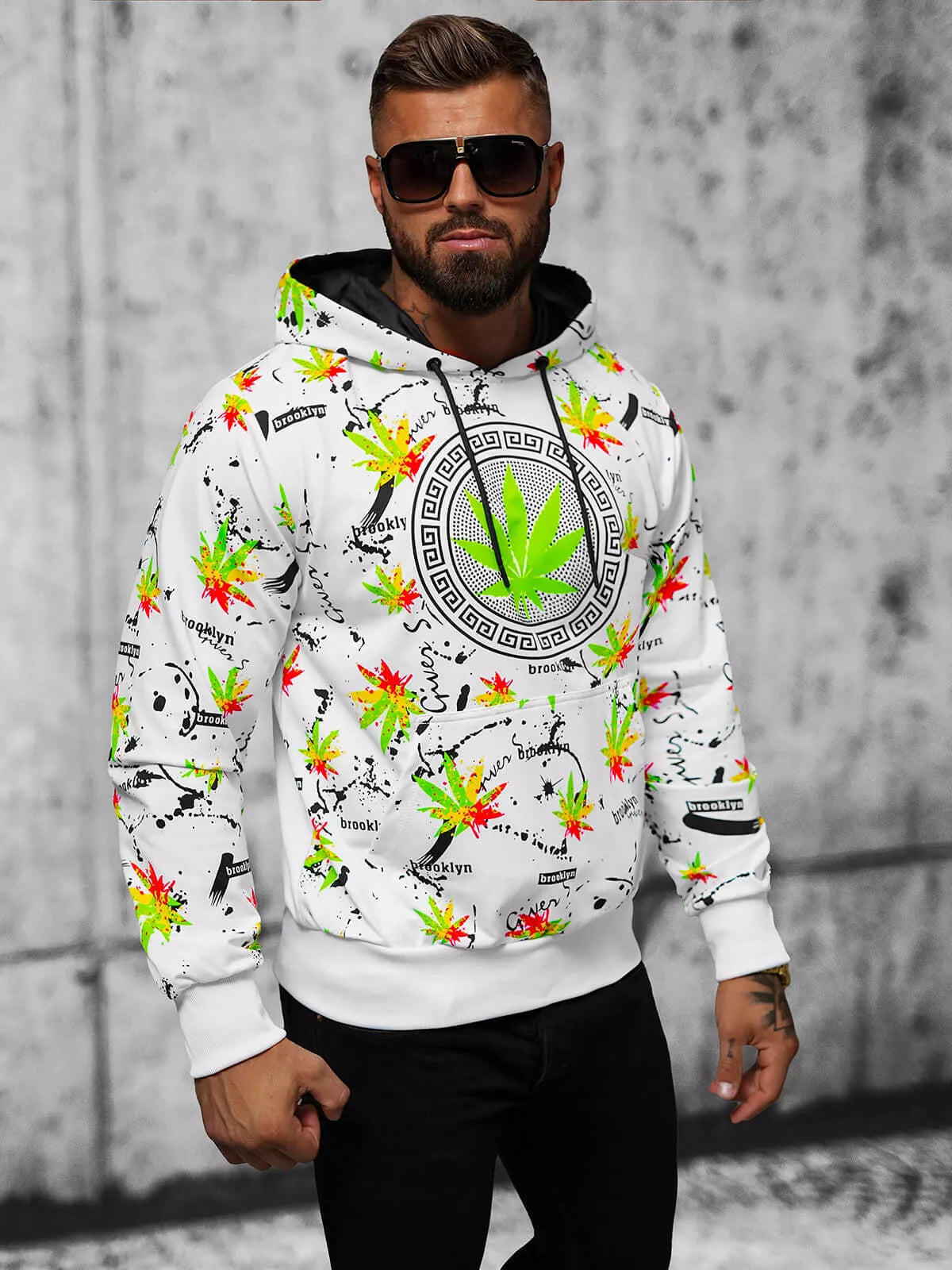 Baltas džemperis Bruker