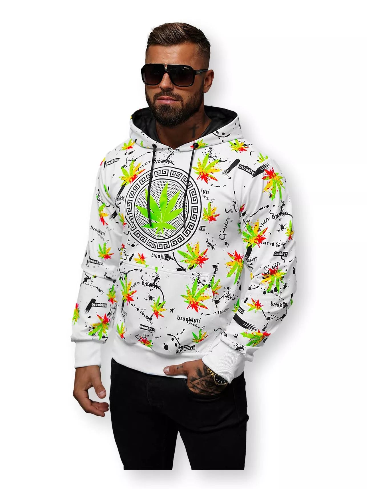 Baltas džemperis Bruker