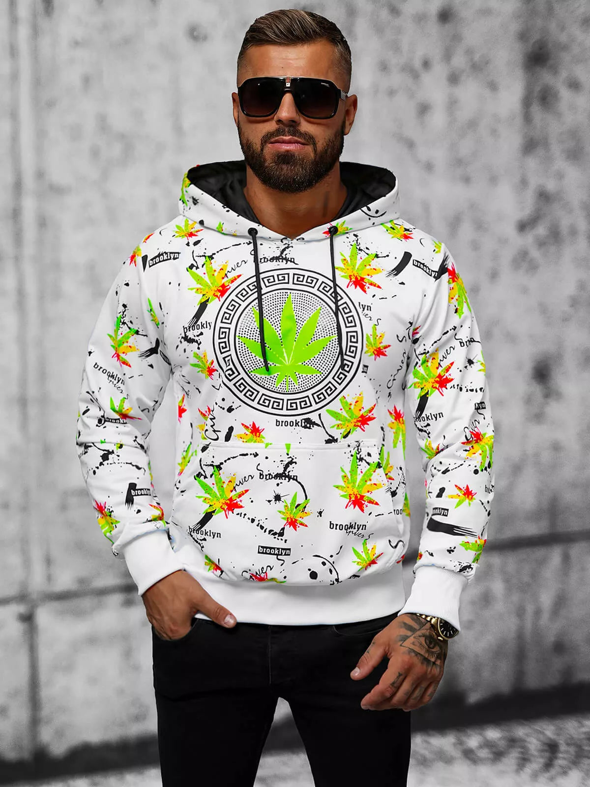 Baltas džemperis Bruker