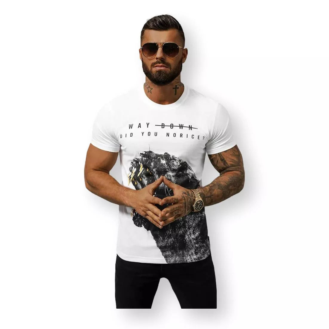 Balti marškinėliai Norik