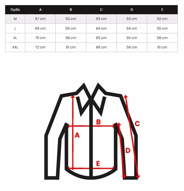 Balti vyriški marškiniai Firol