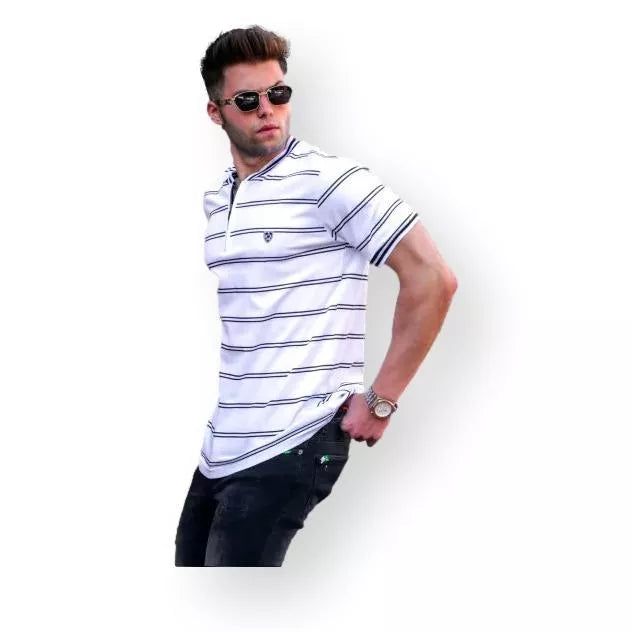 Balti vyriški marškinėliai Anomi