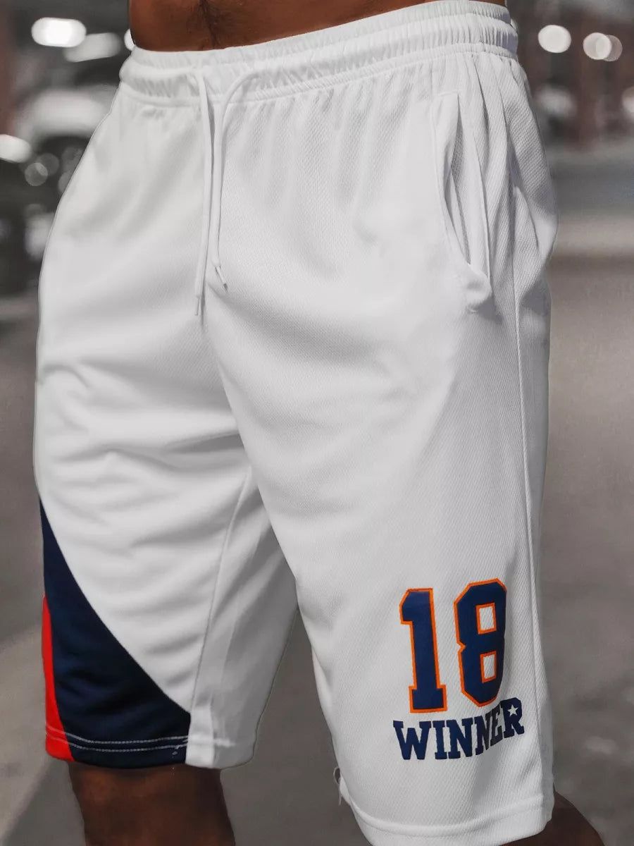 Baltas vyriškas sportinis kostiumas Winner