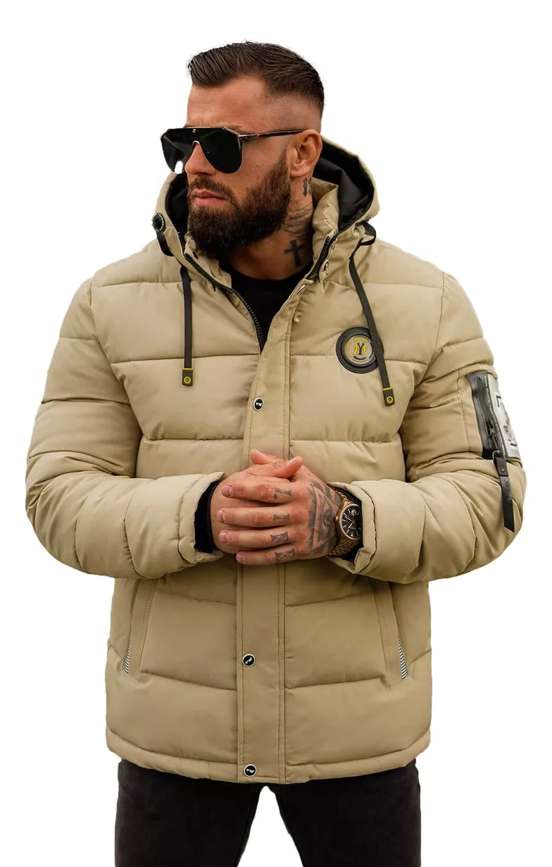 Vyriška ruda žieminė striukė Lorenco