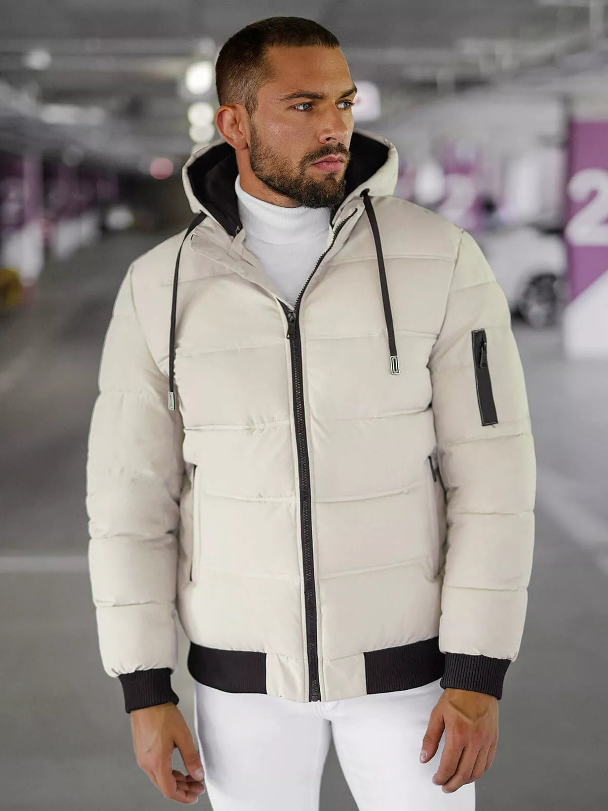 Vyriška rusva žieminė striukė Rock