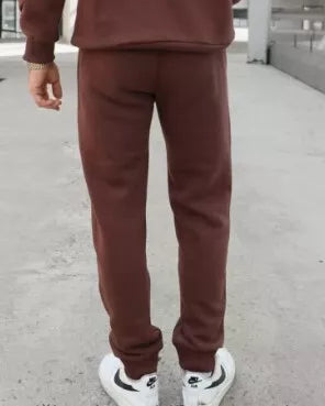 Vyriškos rudos laisvalaikio kelnės Denir