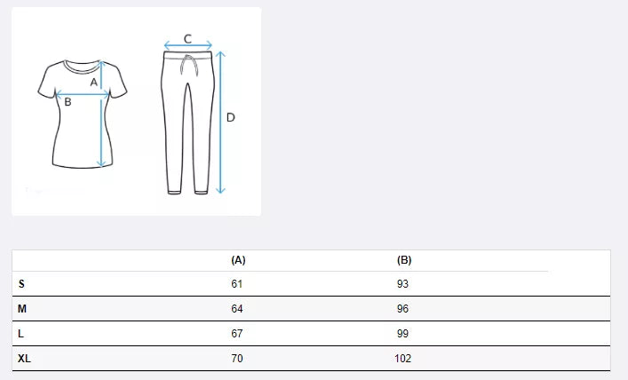 Rudas moteriškas sportinis komplektas Rubi