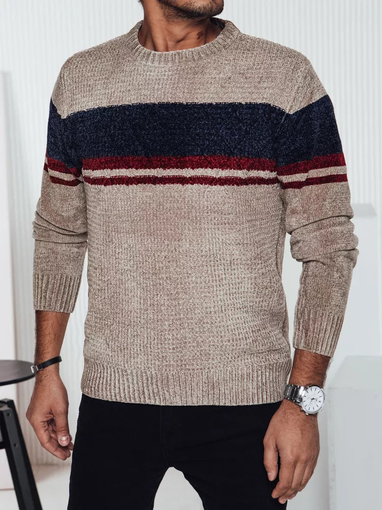 Vyriškas rudas megztinis Rich