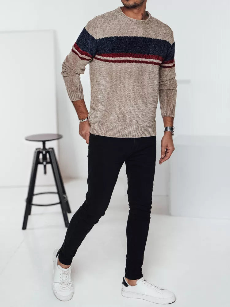 Vyriškas rudas megztinis Rich