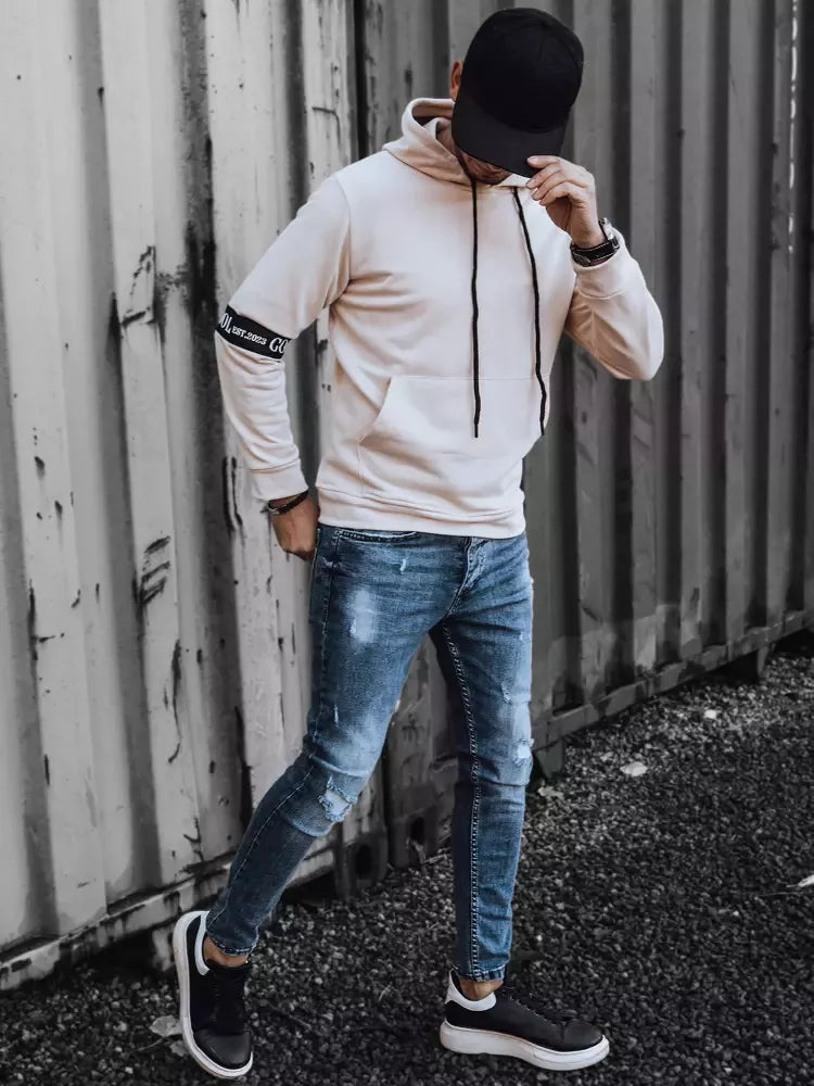 Rusvas vyriškas džemperis Tutol