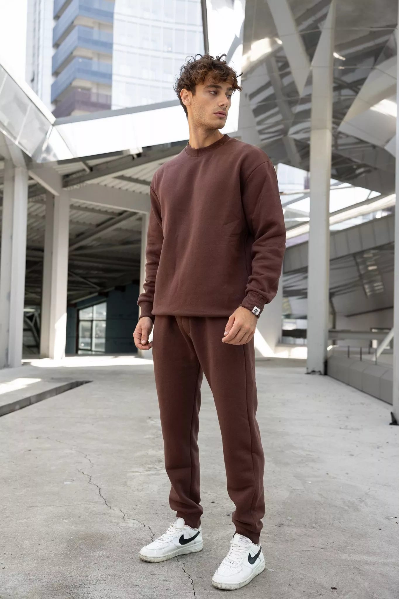 Rudas vyriškas komplektas Lipo