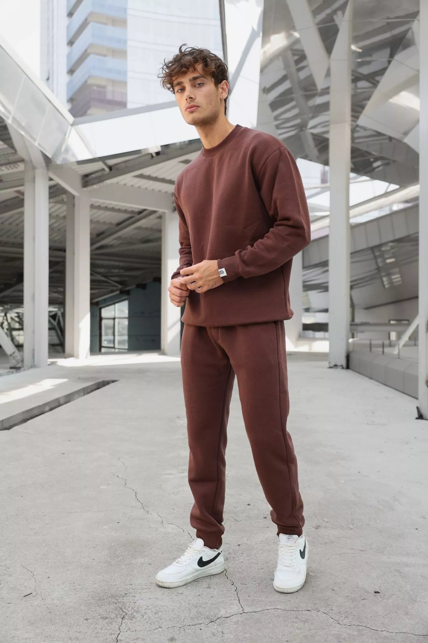 Rudas vyriškas komplektas Lipo