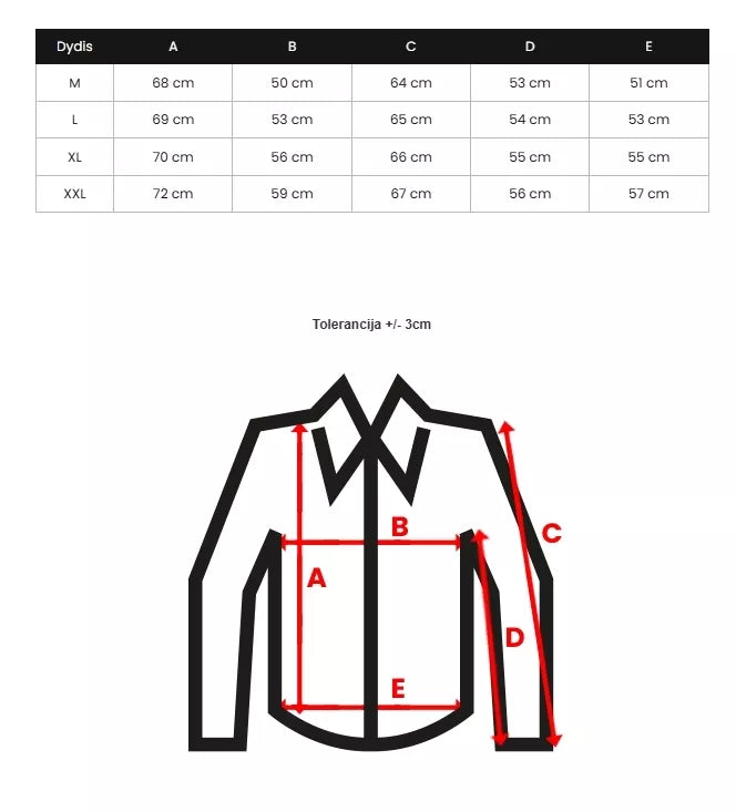 Rusvi vyriški marškiniai Adam
