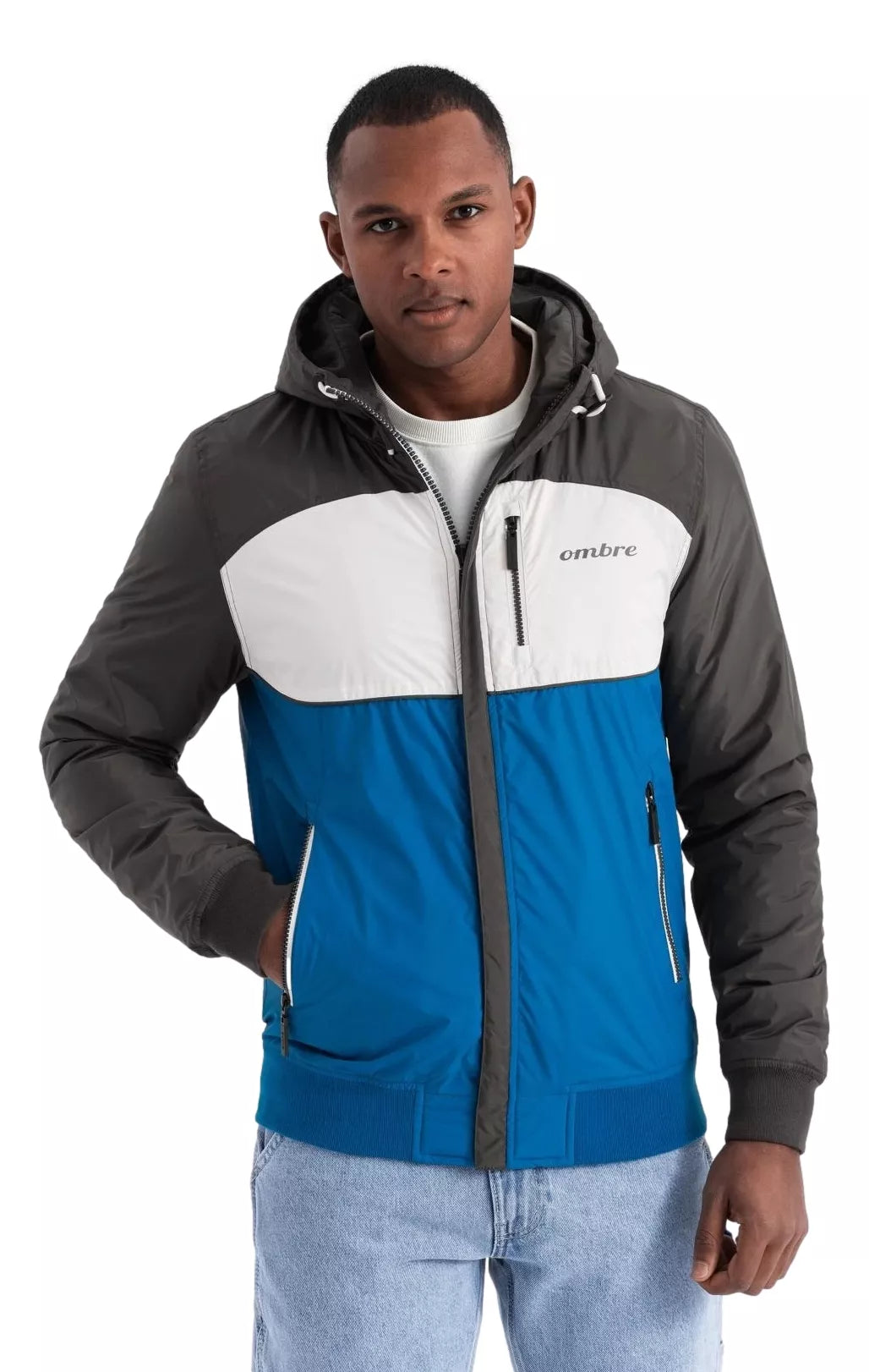 Vyriška tamsiai pilkos spalvos striukė Inito