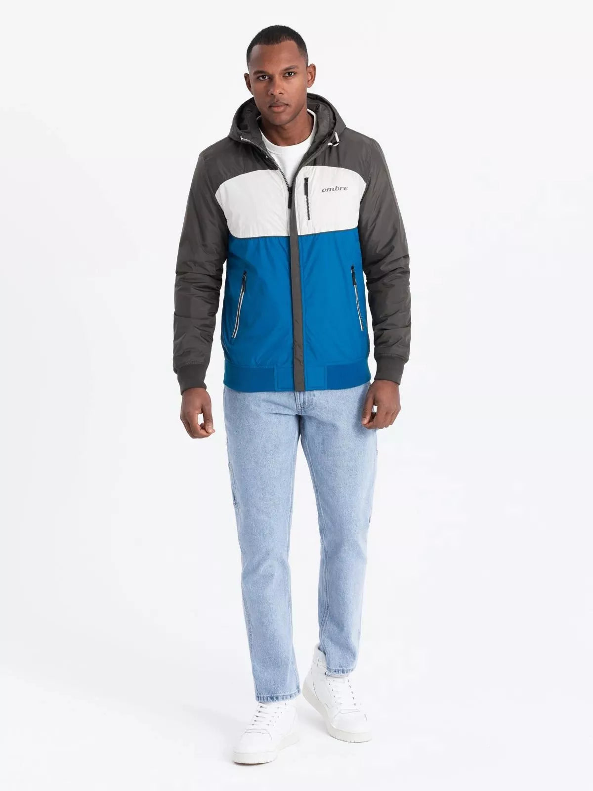 Vyriška tamsiai pilkos spalvos striukė Inito