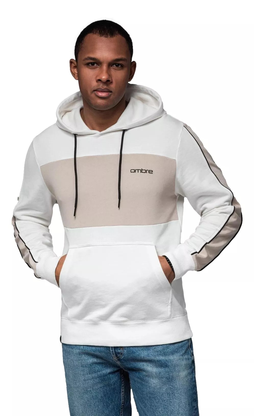 Vyriškas baltos spalvos džemperis Edman