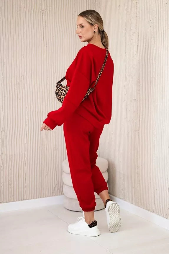 Moteriškas raudonas komplektas Vesta