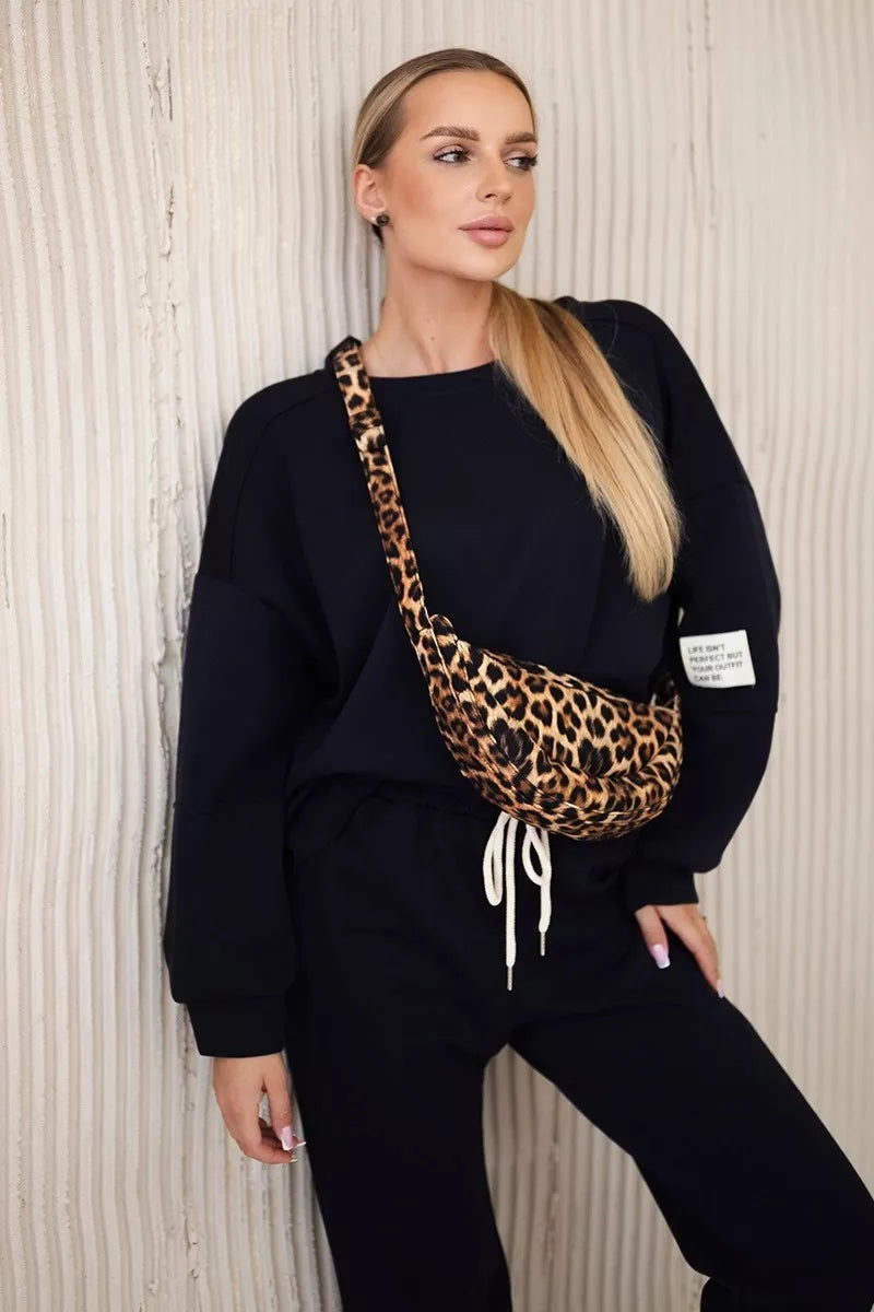 Moteriškas tamsiai mėlynas komplektas Vesta