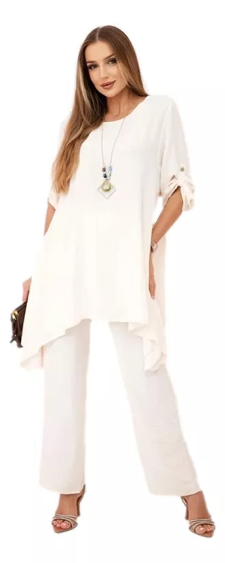 Moteriškas rusvos spalvos komplektas Elis